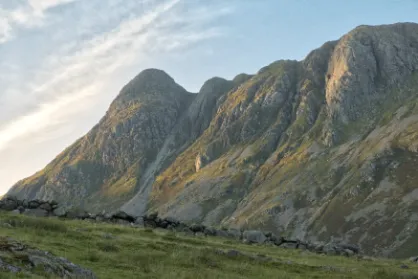 Sweeping mountain landscape capturing natural light and dramatic composition